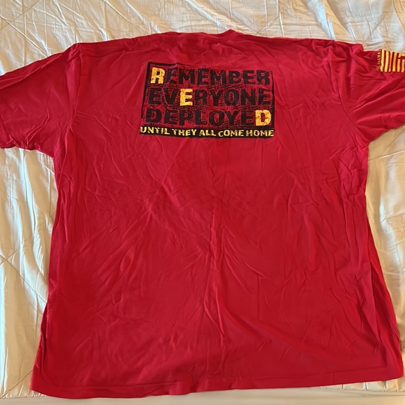 Til Valhalla Project Apparel Company (TVP), 4X Large, Red & Black, T-Shirt. - Picture 6 of 6